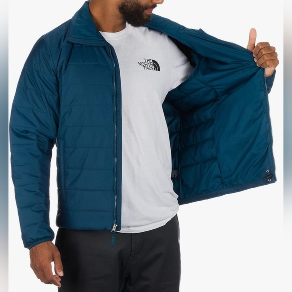 The North Face Men's Flare Insulated Jacket, Monterey Blue Size M MSRP $180 - Picture 3 of 8